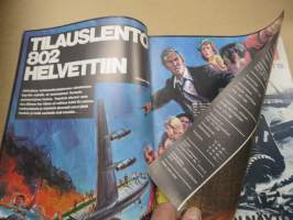 Jermu 1976 nr 6 -aikuisviihdelehti / adult graphics magazine, Kuolemankauhua pikajunassa, Mafiapäällikön muistelmat, Hävittäjälentäjä Oiva &quot;Oippa&quot; Tuominen, ym.