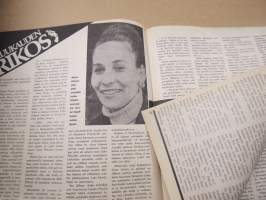 Jermu 1976 nr 6 -aikuisviihdelehti / adult graphics magazine, Kuolemankauhua pikajunassa, Mafiapäällikön muistelmat, Hävittäjälentäjä Oiva &quot;Oippa&quot; Tuominen, ym.