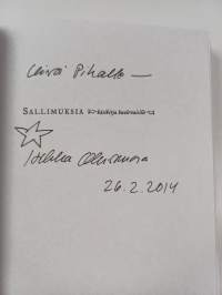 Sallimuksia : käsikirja kuolevaisille (signeerattu, tekijän omiste)
