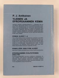 Yleinen ja epäorgaaninen kemia