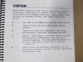 Komatsu WA500-1 Pyöräkuormaaja sarjanumerosta10001 ja siitä ylöspäin -käyttöohjekirja / huolto-ohjekirja