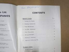 Perkins 4.236 Diesel Engines Handbook -käyttöohjekirja, englanninkielinen