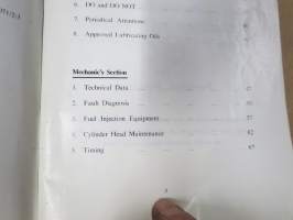 Perkins 4.236 Diesel Engines Handbook -käyttöohjekirja, englanninkielinen