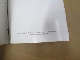 Massey-Ferguson Wheel Loader MF 44 C, 55 C operator manual,  pyöräkuormaaja -käyttö- ja huolto-ohjekirja englanniksi