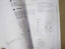 Kalmar  Forklift Trucks 10-18 tonnes DCG 100-180, DCG 70-35E3/E4 Maintenance Manual -huolto-ohjekirja, tehtaan alkuperäinen