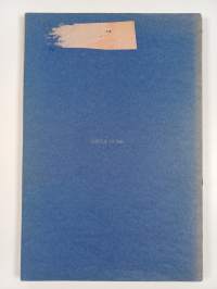 Sininen kirja 1/1930
