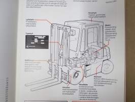 Kalmar LMW 3-7,5 gaffeltruck - Instruktionsbok -trukki, käyttöohjekirja ruotsiksi