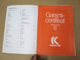Kalmar LMW 3-7,5 gaffeltruck - Instruktionsbok -trukki, käyttöohjekirja ruotsiksi