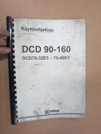 Kalmar DCD 90-160 DCD70-32E3 - 70-40E5 trukki -käyttöohjekirja + liite ECS DCD 40-450 (Electronic Control System)