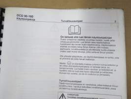 Kalmar DCD 90-160 DCD70-32E3 - 70-40E5 trukki -käyttöohjekirja + liite ECS DCD 40-450 (Electronic Control System)