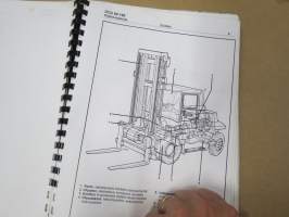 Kalmar DCD 90-160 DCD70-32E3 - 70-40E5 trukki -käyttöohjekirja + liite ECS DCD 40-450 (Electronic Control System)