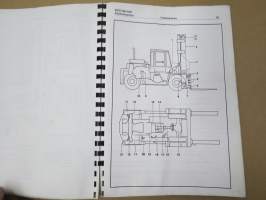 Kalmar DCD 90-160 DCD70-32E3 - 70-40E5 trukki -käyttöohjekirja + liite ECS DCD 40-450 (Electronic Control System)