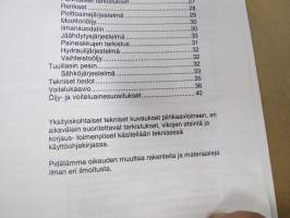 Kalmar DCD 90-180 DCD70-32E3 - 70-40E5 trukki -käyttöohjekirja + liite ECS DCD 40-450 (Electronic Control System)