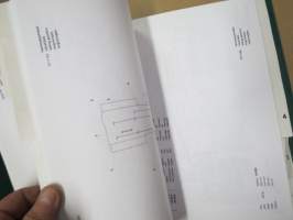 Lännen 8600E / 8600e kaivinkone numerosta 91500... - varaosat / reservdelar / spare parts -alkuperäinen tehtaan varaosaluettelo