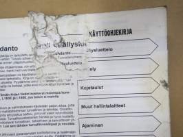 Volvo BM L150E &amp; L180E kauhakuormaaja -käytttöohjekirja