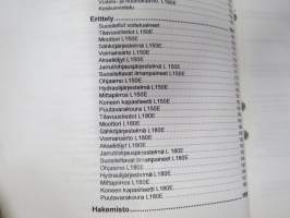 Volvo BM L150E &amp; L180E kauhakuormaaja -käytttöohjekirja