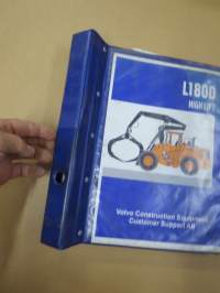 Volvo L180D High Lift Verkstadshandbok -korjaamokirja