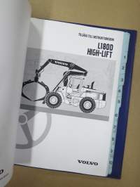 Volvo L180D High Lift Verkstadshandbok -korjaamokirja