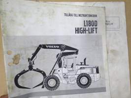 Volvo L180D High Lift Verkstadshandbok -korjaamokirja