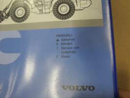 Volvo L1810E / L120ED Verkstadshandbok 1/3 &amp; 2/3 Service &amp; underhåll - Motor - El- och informationsystem -korjaamokirjat 2 kpl kansioita