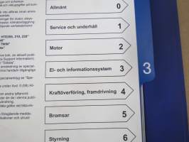Volvo L1810E / L120ED Verkstadshandbok 1/3 &amp; 2/3 Service &amp; underhåll - Motor - El- och informationsystem -korjaamokirjat 2 kpl kansioita
