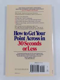 How to Get Your Point Across in Thirty Seconds-or Less