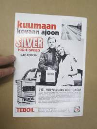 Moskovan Suuri Sirkus Suomessa 19.5.-13.6.1972 -kiertueohjelma / käsiohjelma