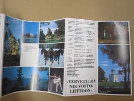 Tervetuloa Neuvostoliittoon - Sata kansaa toivottaa - Intourist -matkailuesite / travel brochure