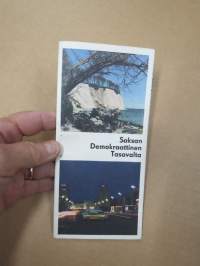 Saksan Demokraattinen Tasavalta -matkailuesite / travel brochure