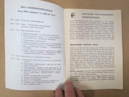 SNS-ystävyystoiminta Varsinais-Suomessa 1966-67 (Suomi-Neuvostoliitto-seura)