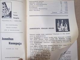 SNS-ystävyystoiminta Varsinais-Suomessa 1966-67 (Suomi-Neuvostoliitto-seura)