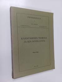 Kääntämisen teoriaa ja sen sovellusta
