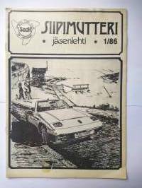 Siipimutteri - Sports Car Club of Helsinki -jäsenleht 1 1986