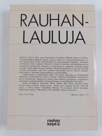 Rauhanlauluja 1-2 : suomalaisia rauhanaiheisia ja sodanvastaisia lauluja vuosilta 1701-1981
