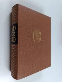 Ord för ord : svenska synonymer och uttryck