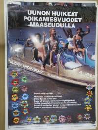 Uunon huikeat poikamiesvuodet maaseudulla (Uuno Turhapuro) -elokuvajuliste, Vesa-Matti Loiri