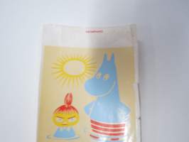 Muumi (Tove Jansson piirtänyt) -siirtokuva 1950-luvulta, Vaasan Saippuatehdas Oy:n lisenssillä käyttämä Muumihahmo kyntilöissään, valmistanut Kromipaino Oy - Moomin