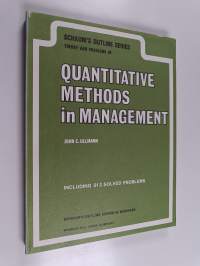 Schaum&#039;s outline of theory and problems of quantitative methods in management : including 512 solved problems