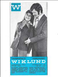 Tavaratalo Wiklund Turku - eaite 1975