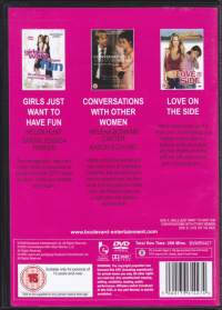 DVD - Rom&#039;Com, 2009.  10 Movies on 3 Discs (10 romanttista elokuvaa, 3 levyä). Kokoelma, ei tekstitystä suomeksi!