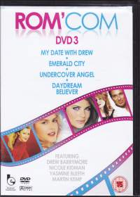 DVD - Rom&#039;Com, 2009.  10 Movies on 3 Discs (10 romanttista elokuvaa, 3 levyä). Kokoelma, ei tekstitystä suomeksi!