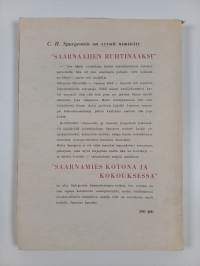 Saarnamies kotona ja kokouksessa (lukematon)