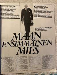 Kotiliesi 1981 nr 22, UKK, Seija Mäkisen kaksio, tuoksuva joulu liite, kiehtova Olavi Paavolainen