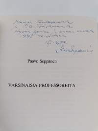Varsinaisia professoreita (signeerattu, tekijän omiste)