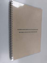 Suomen romanikielen käänteissanasto Reverse lexicon of Finnish Romani