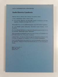 Migration och influensfält - studier av emigration och intern migration i Finland och Sverige 1816-1972