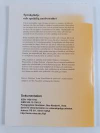 Språkglädje och språklig medvetenhet : lekar och övningar för en- och flerspråkiga barn