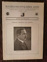 Suojeluskuntalaisen lehti 1925 nr 9, kansikuva Lauri Kr. Rerlander