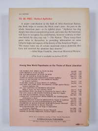To be free : Pioneering studies in Afro-American History