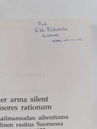 Inter arma silent revisores rationum - toisen maailmansodan aiheuttama taloudellinen rasitus Suomessa vuosina 1939-1952 (signeerattu, tekijän omiste)